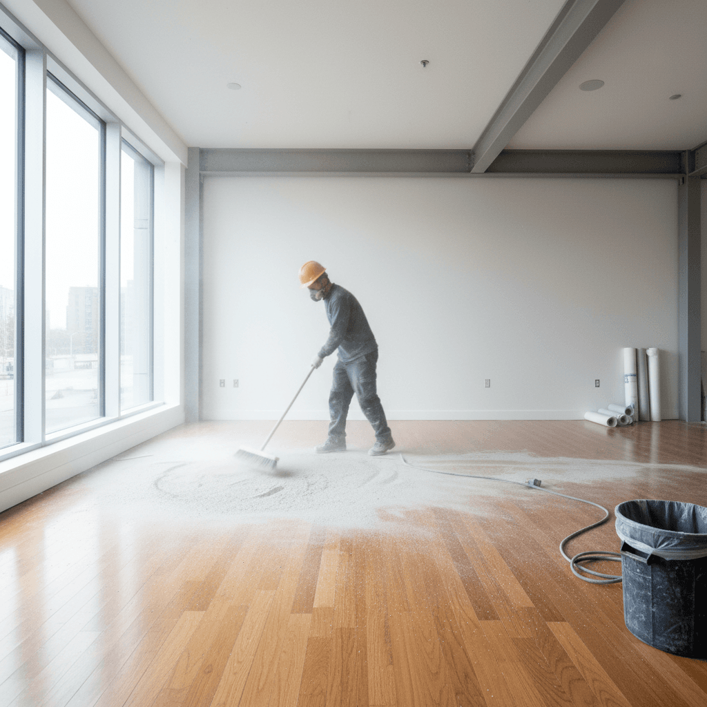 Post-construction cleaning